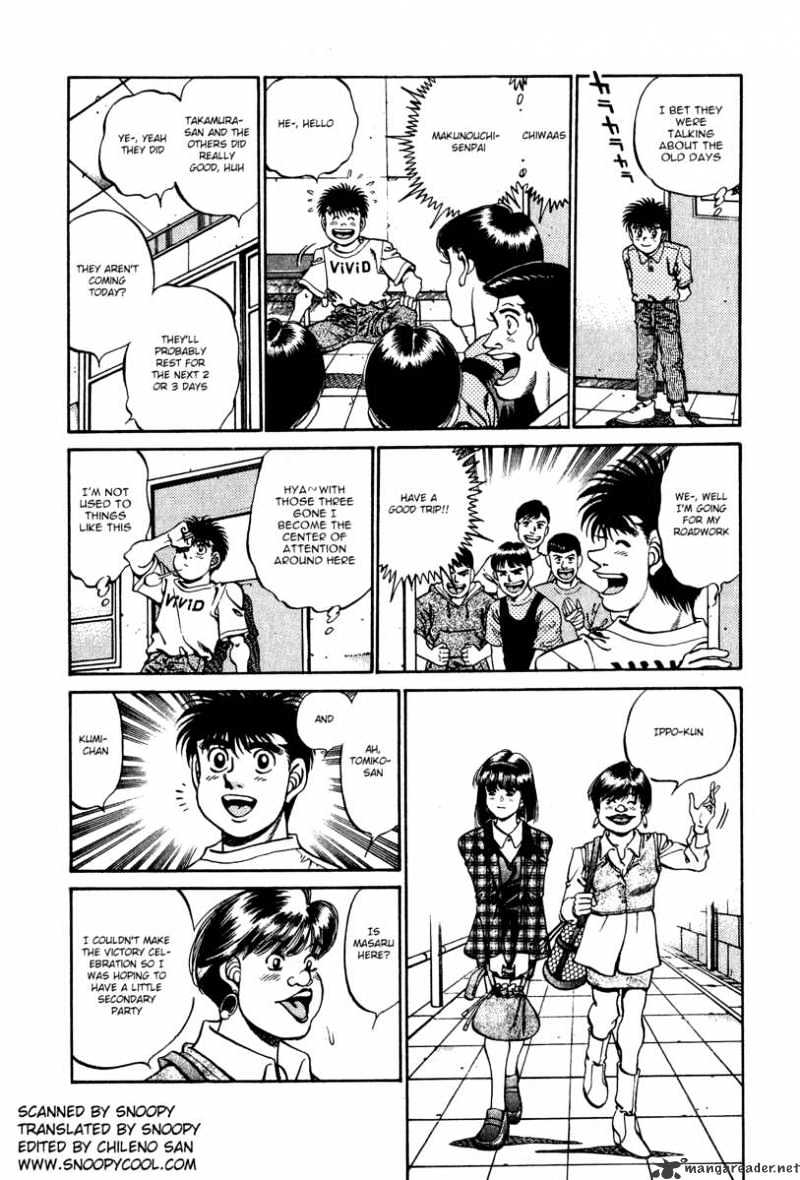 Hajime no Ippo: Fighting Spirit, Chapter 237 image 02